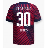 RB Leipzig Benjamin Sesko #30 Vonkajší futbalový dres 2023-24 Krátky Rukáv